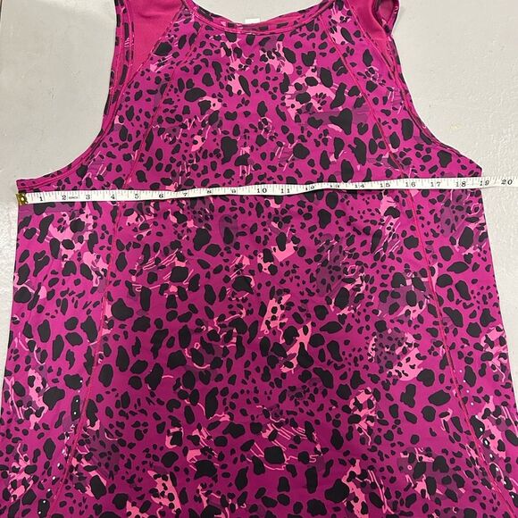 Lululemon Mesh Open Top - Pink/Purple Leopard Print, Size 10 - Picture 9 of 9